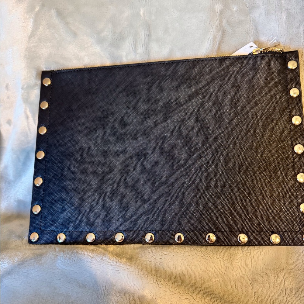 White House Black Market Black Floral Clutch - Picture 6 of 6